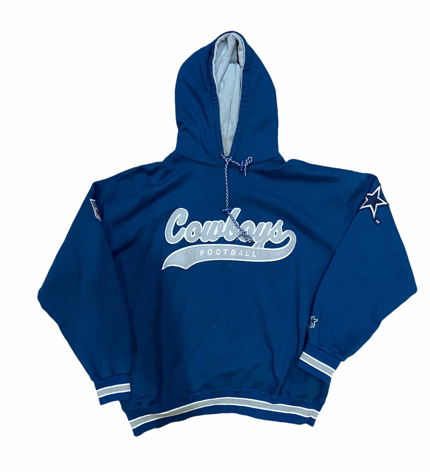 Vintage vintage dallas cowboys starter double hooded hoodie