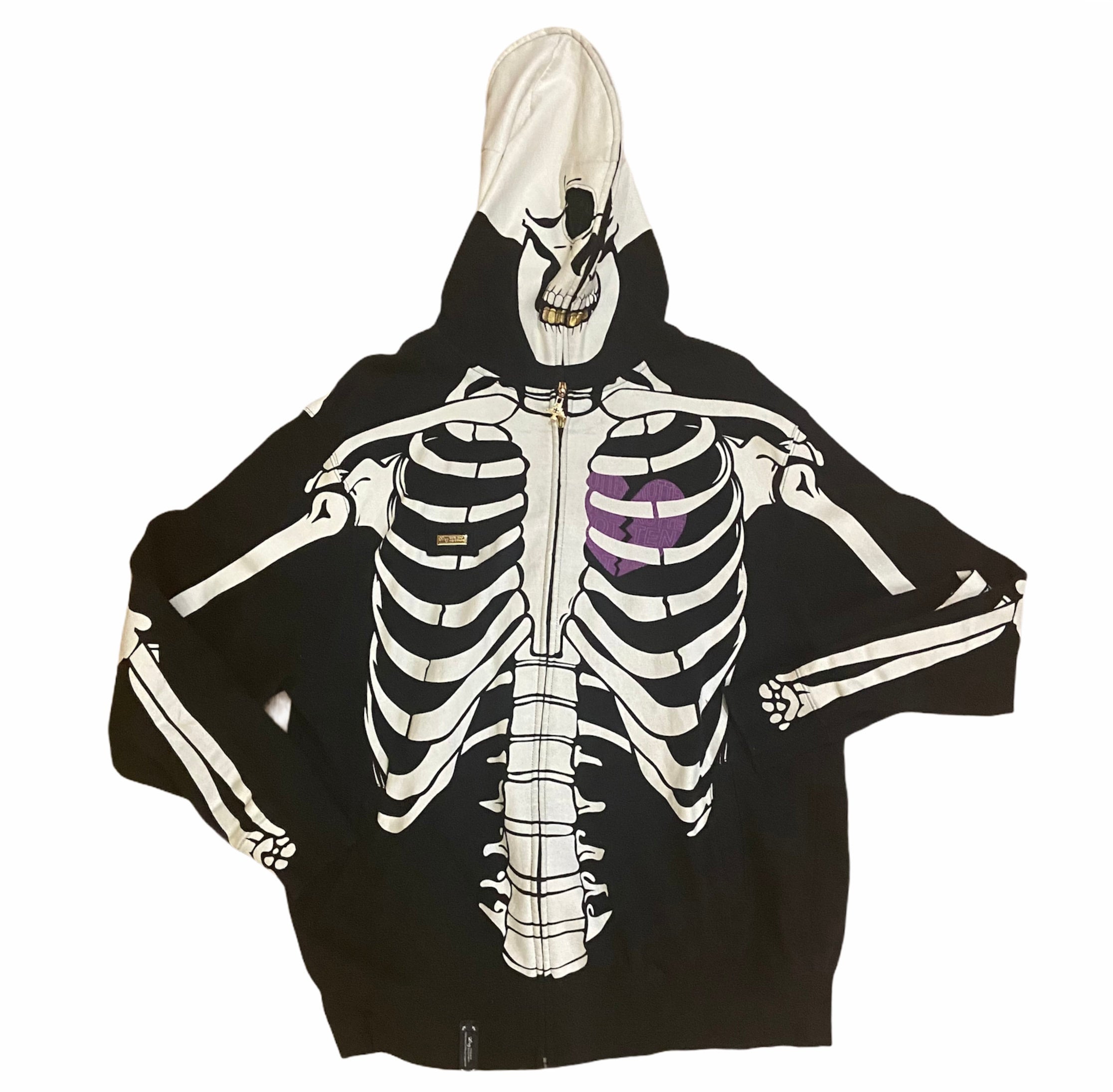 Lrg dead serious skeleton hoodie hotsell